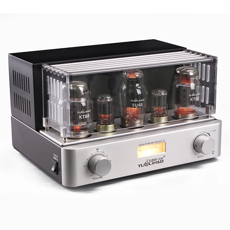 

New product T3 KT88 tube amplifier Fever HIFI Class A single-ended tube amplifier 5.0 Bluetooth, SNR: 88dB