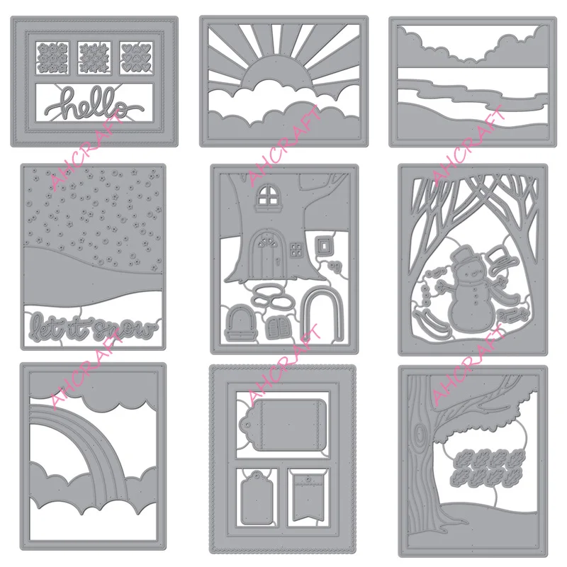 1 # HBB набор штампов металлические штампы для сделай сам скрапбукинг фотоальбом