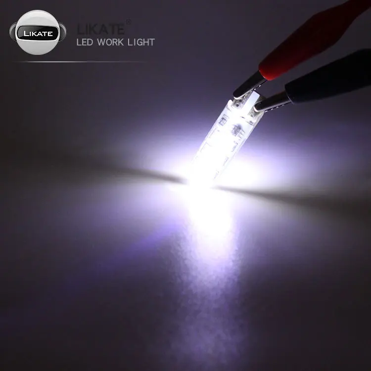 

LKT Automobile LED Light T10 5630 / 5730 6smd Explosion Flashing Silicone Highlight Wide Light Running Light