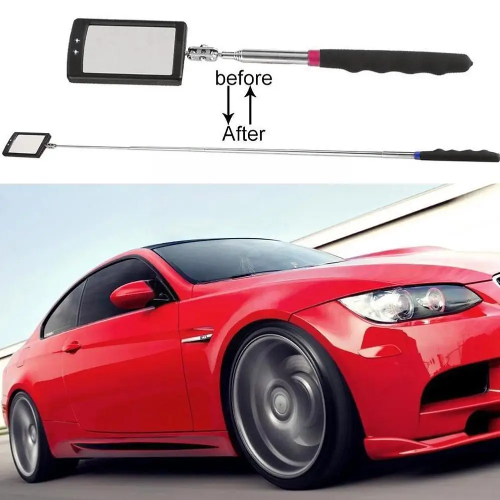 

Car Chassis Repairing Detector Mirror Four-piece Set of Reflector LED Multi-directional Auto Telescopic Supplies Folding Li H6J0