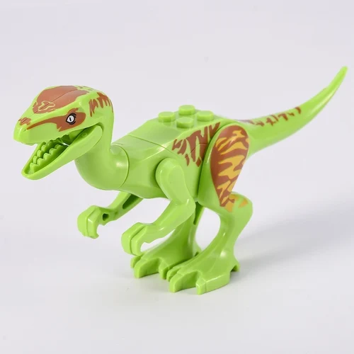 

Jurassic Dinosaur Green Tyrannosaurus Birthday Present Cultivate Children's Interest MOC Model Educational Toys World Dinosaurs