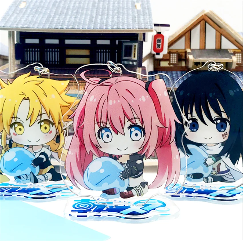 Акриловый брелок для ключей tensurnikki: Tensei Shitara Slime Datta Ken милый кулон - купить по