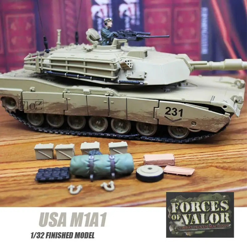 США M1A1 1/32 Готовая модель бака без литья под давлением FOV| |