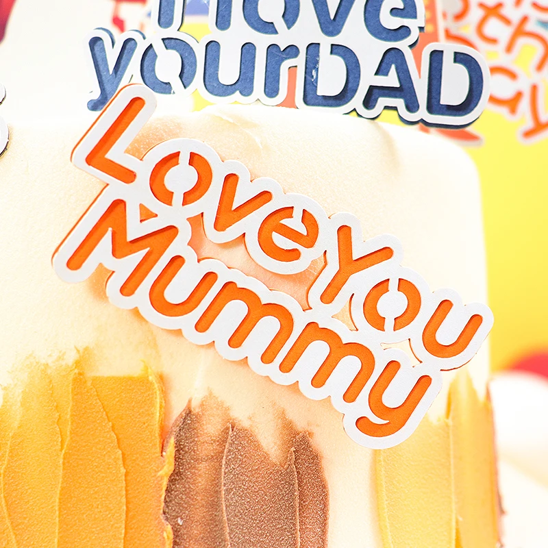 Cakelove креативный торт супер мама и папа Topper Happy Mother &amp Father Day Вечерние Декорации