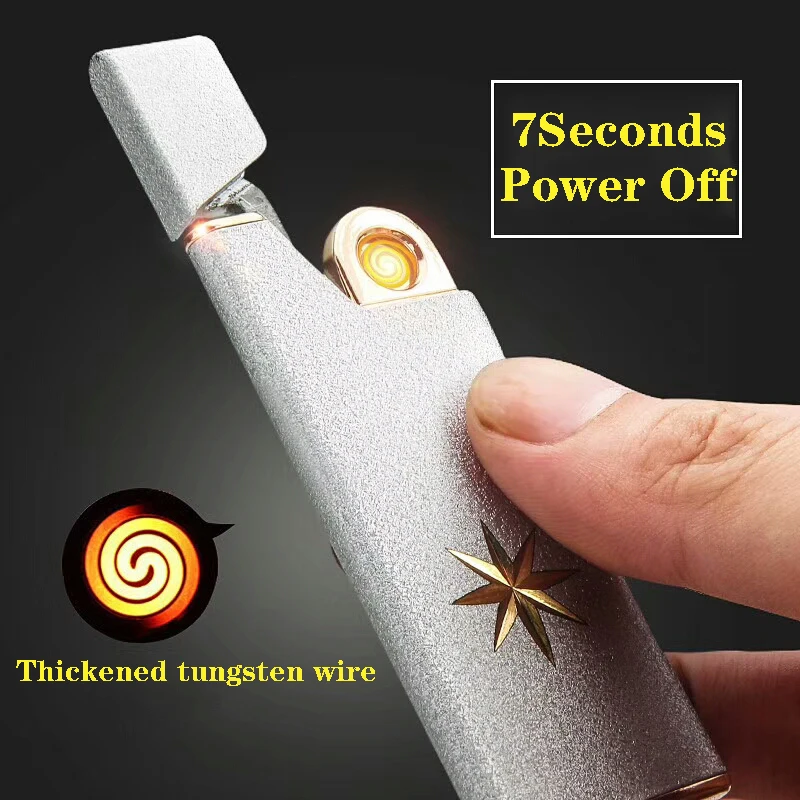 Новое поступление Высокое качество USB электрическая Быстрая зарядка Зажигалка