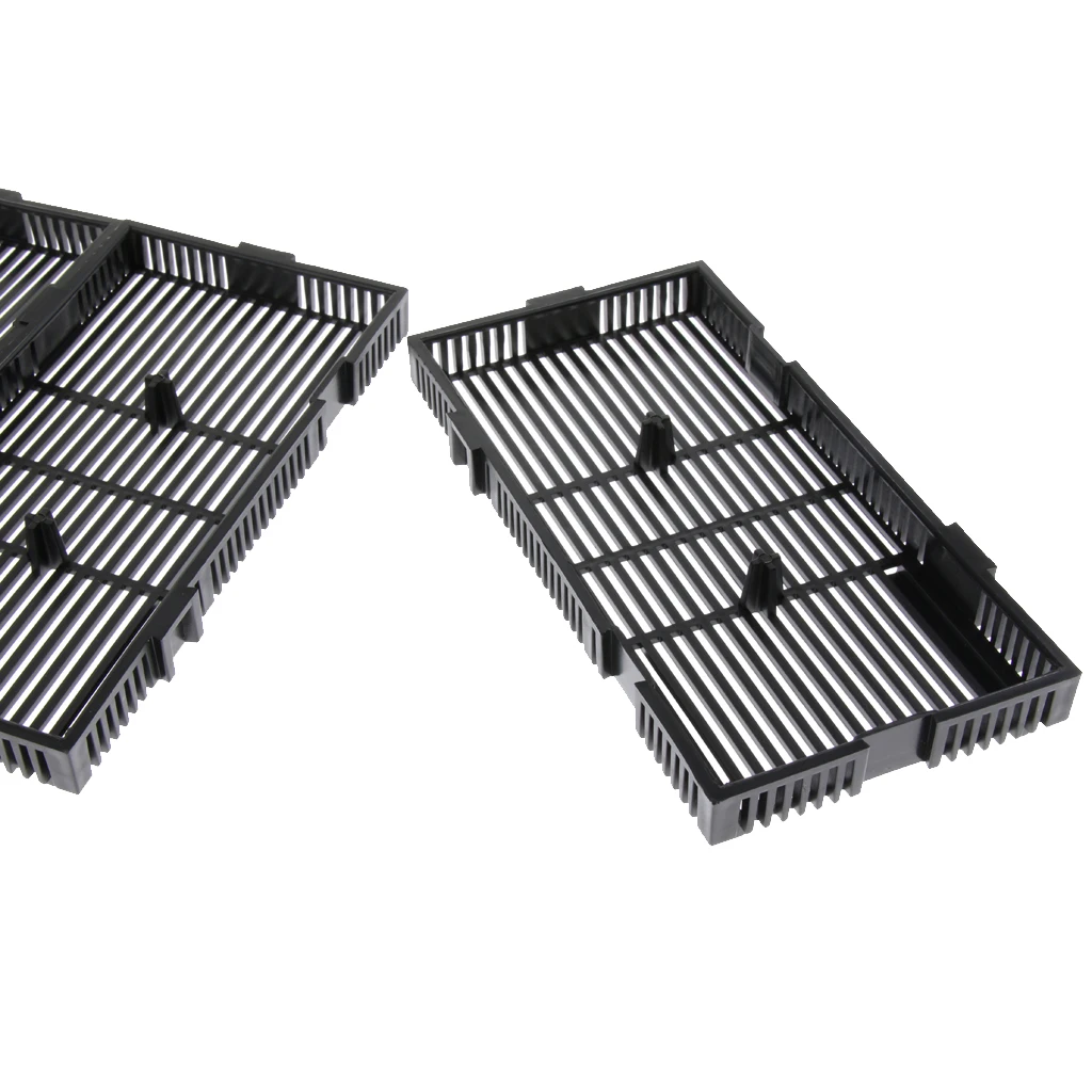 10 шт. черная пластиковая пластина для фильтра аквариума |