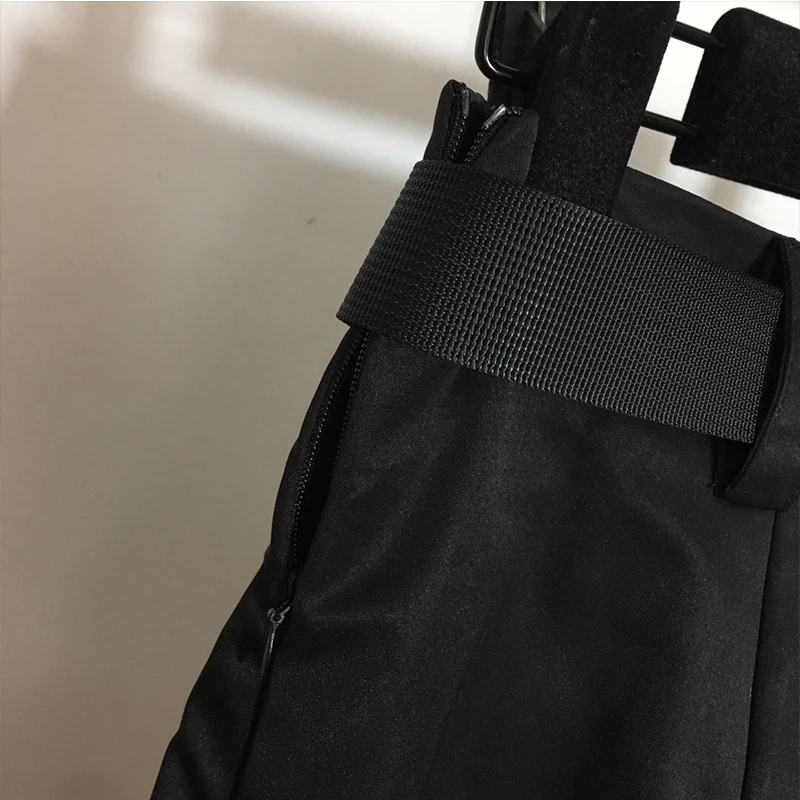 

2021 Summer New Black High Waist A-line Soild Casual Skirts Womens With Belt Bag Fashion Mini Skirt