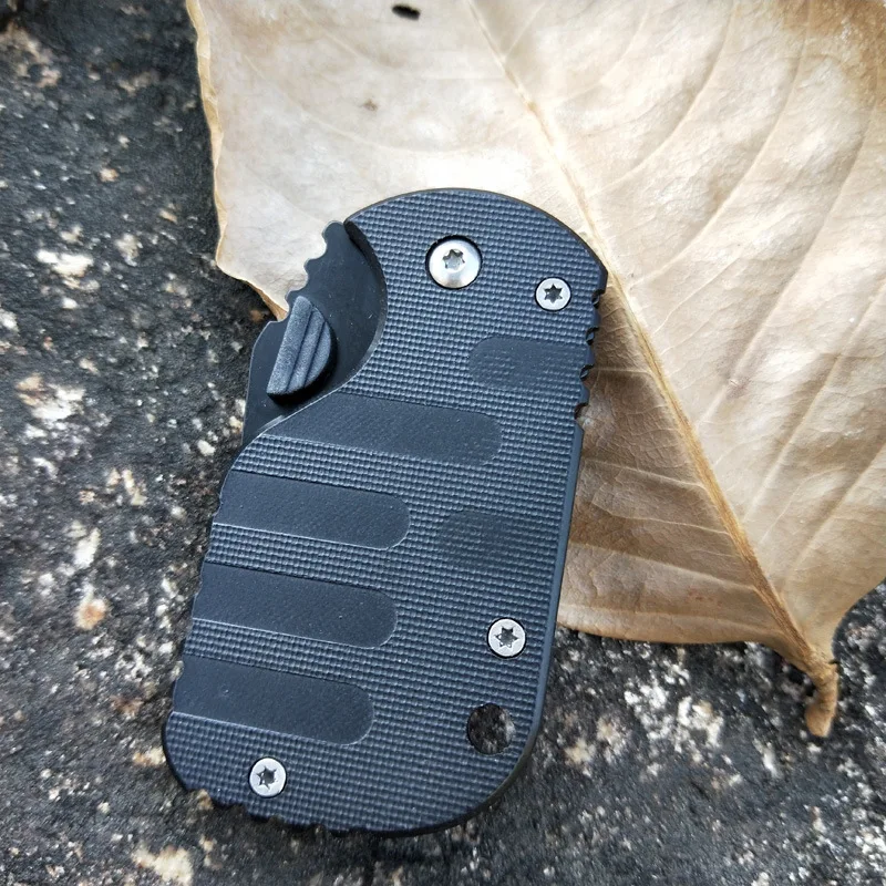 Портативный складной мини-нож G10 Карманный Походный нож для выживания