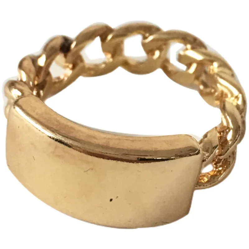 

Bilandi Trend Jewelry Metal Ring Hot Selling 2021 New Design Pretty Design Golden Silver Plating Women Finger Ring For Girl