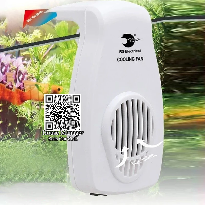 

Mini Cheap Low Noise Fish Tank Coldwind Cooling Fan Hang On Water Plant Cooler Temperature Control Marine Aquarium Coral Reef