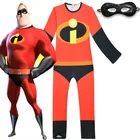 Детские комбинезоны Mr. Incredible 2, костюм для детей, Рождественский карнавал для мальчиков, детский аниме косплей, комплект одежды с длинным рукавом для мальчиков