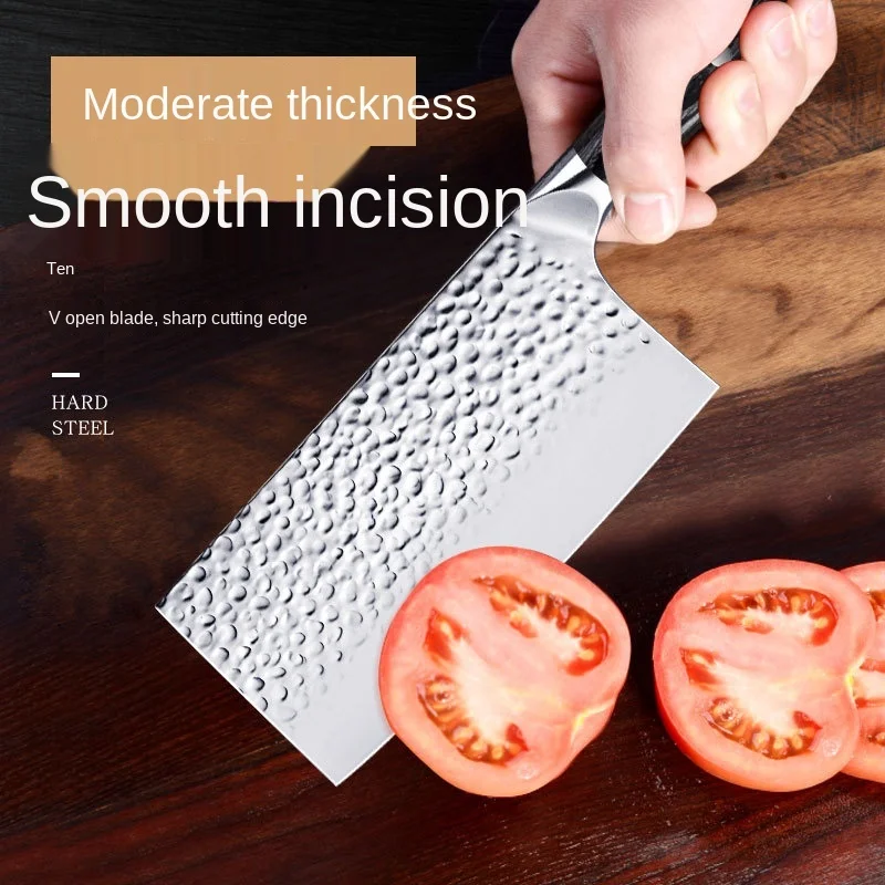 

Бытовая кухонная утварь, молоток, немецкий стальной 7-дюймовый кухонный нож, нож для резки мяса, кухонный нож, многофункциональный нож