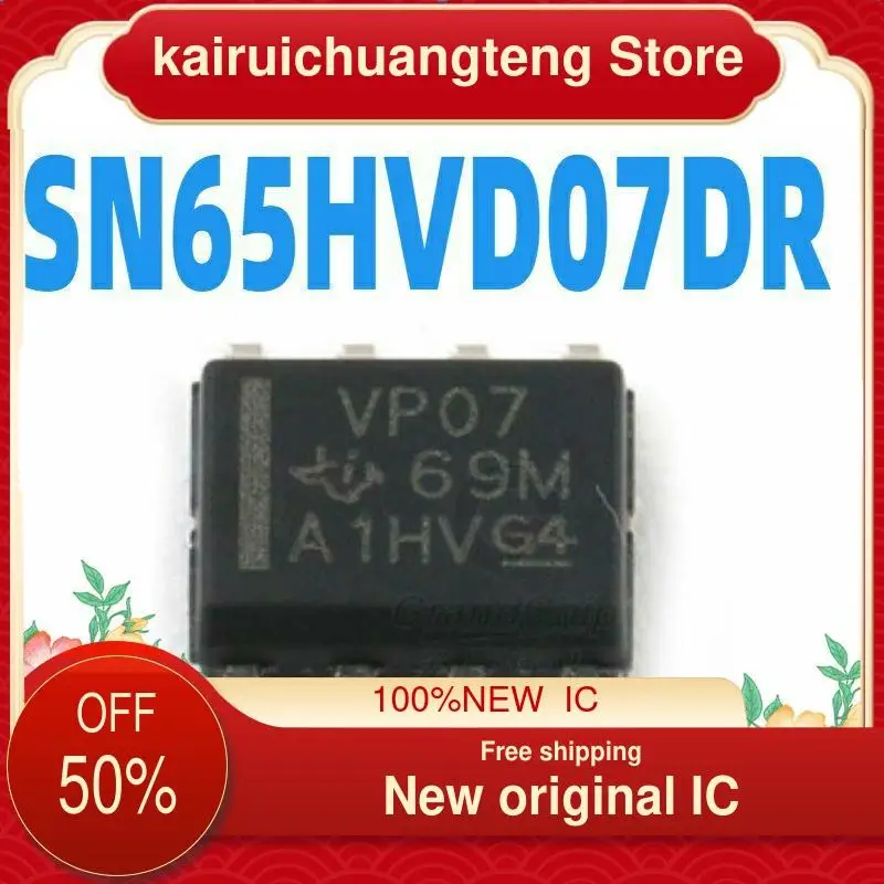 

10-200 шт. SN65HVD07DR VP07 SOP8 nuevo оригинал