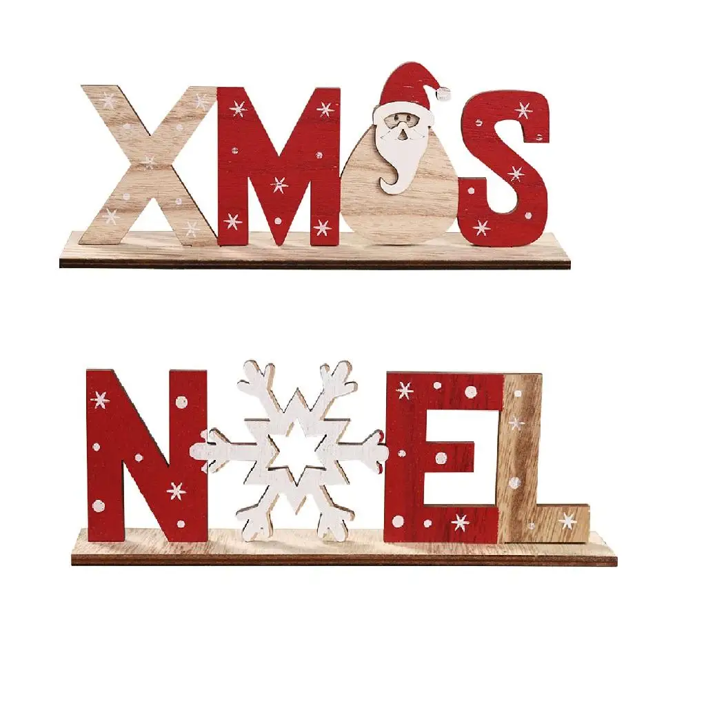 

2 шт., настольная подставка с надписью на Рождество