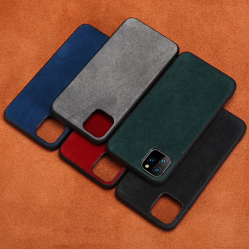 Чехол из натуральной кожи для Iphone 11 pro max оригинальная Противоударная задняя