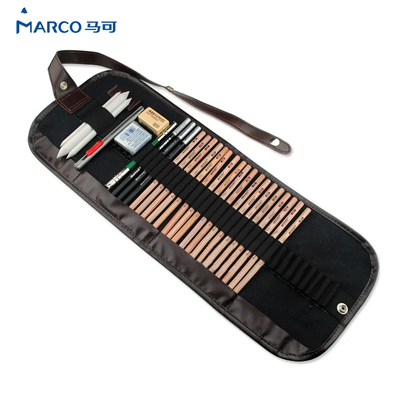 Набор карандашей для рисования 29 шт. карандаши угольные наушники универсальный