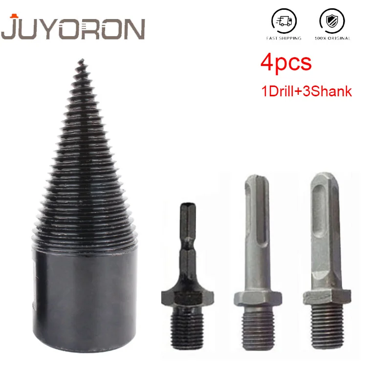 1 шт. дровокольный станок с 3 съемный хвостовик дрова Дровокол и пила сверло