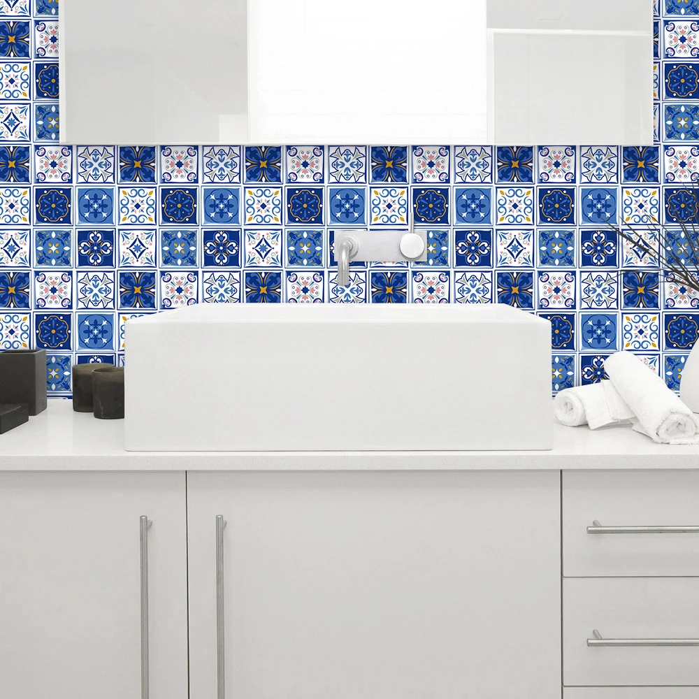 Cocotik Peel-N-Stick 3D кухня Backsplash стены плитка винил стикер стены, 1" x 10"(упаковка из 10