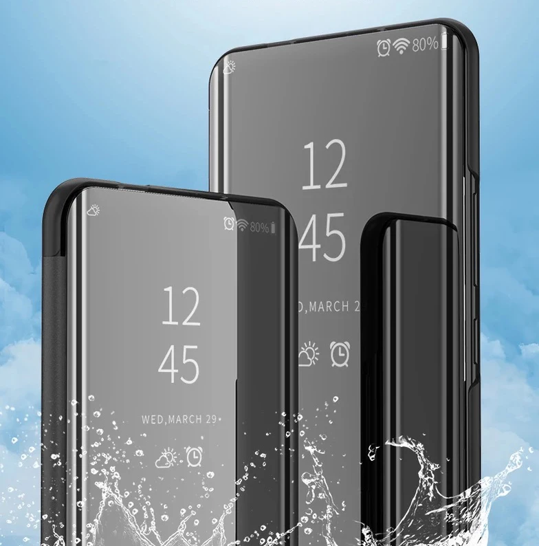 Умный флип-чехол с зеркалом для OPPO F11 Realme 3 Pro Кожаный чехол для телефона для OPPO A5S A7 A9 RENO держатель чехол для телефона