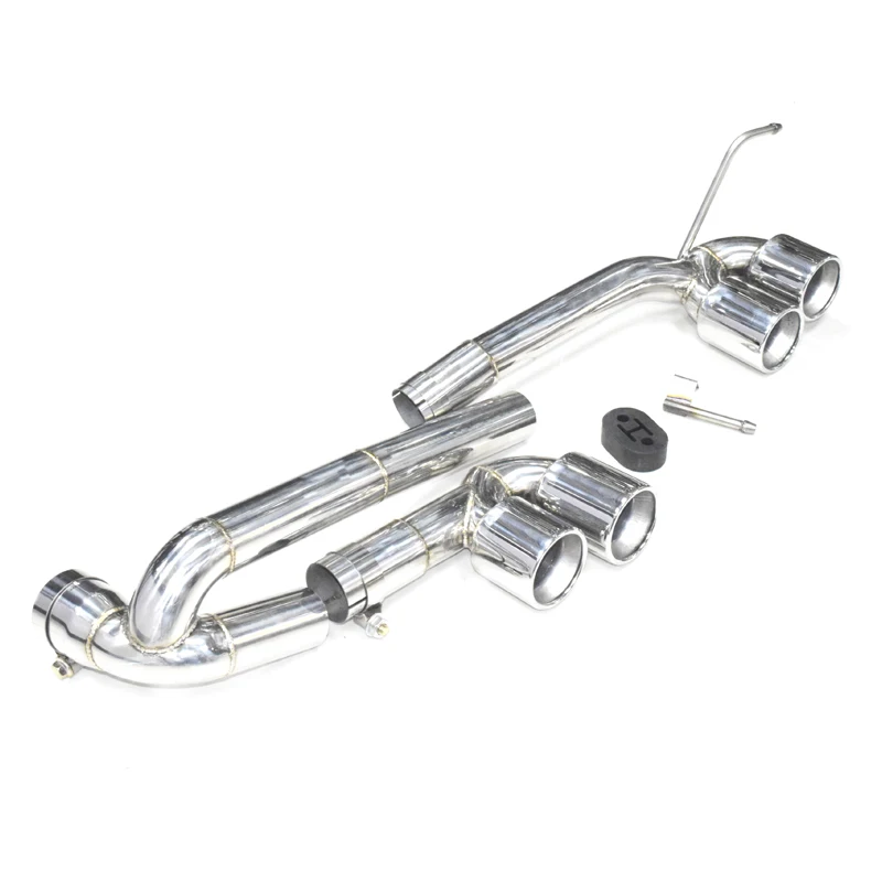 1 комплект глушитель выхлопной трубы из нержавеющей стали для BMW E90 E92 320 318