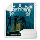Одеяло из шерпы с 3D принтом Mortician Rock, прямоугольное одеяло, текстиль, Флисовое одеяло, одеяло для дивана