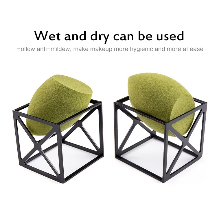 1 шт Макияж Губка металлический кронштейн Пуховок для Стеллаж выставки товаров