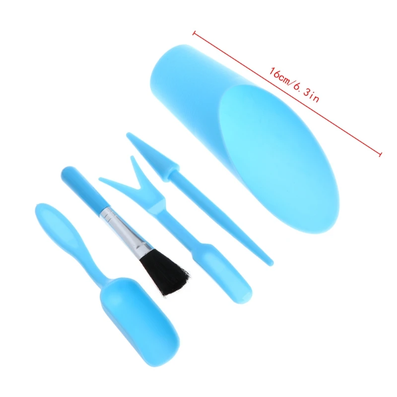 

5 шт. набор инструментов для садоводства миниатюрная щетка для лопаты шириной. Вспомогательное средство для посадки суккулентов