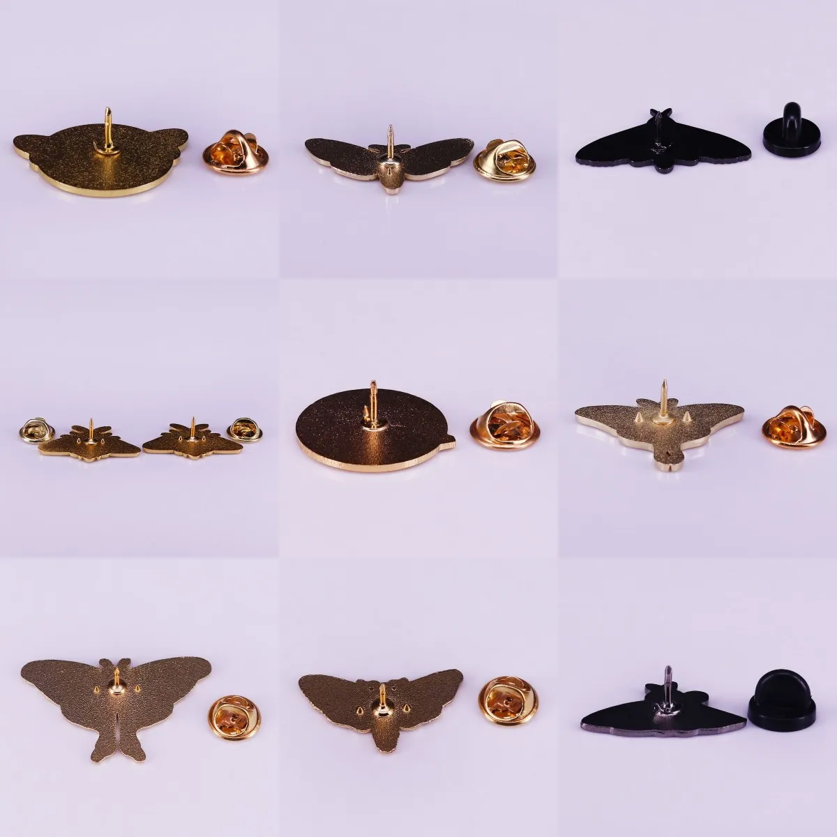 Отличное качество броши в виде моли бабочки кролика красивый значок насекомых