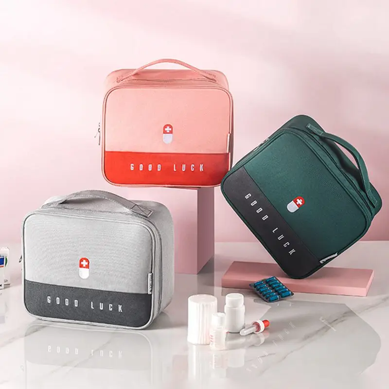 

Portable First Aid Kit For Medicines Outdoor Camping Medical Bag Survival Handbag Emergency Kits Travel Bags