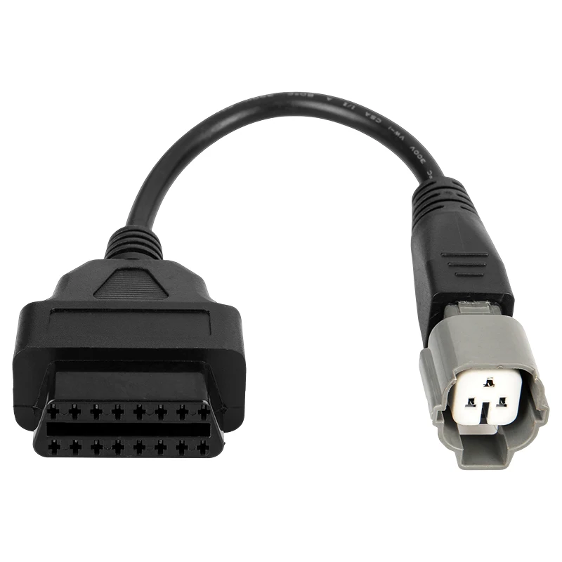 KWOKKER OBD2 кабель гнездовой 3-контактный адаптер тестирование двигателя 3-отверстие