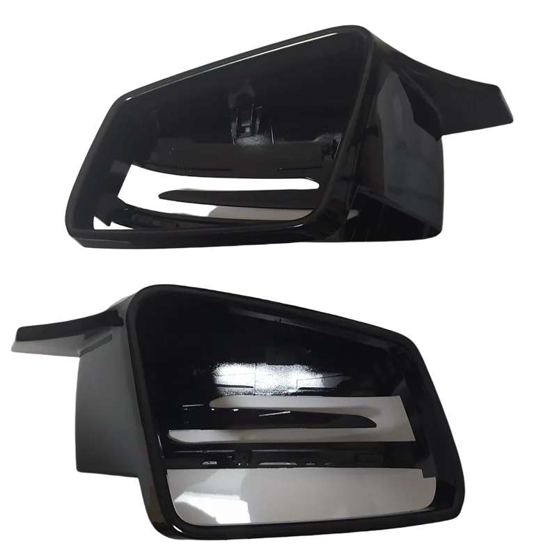 Боковые зеркальные крышки для Mercedes Benz W176 W246 W212 W204 C117 X156 X204 W221 C218 A B C E S CLA GLA GLK черные