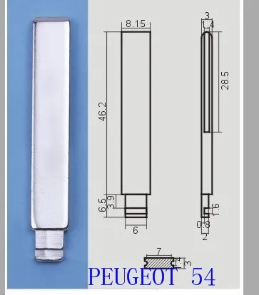 with PUE 54 blade SieNSen автомобильный комплект дистанционного Центрального управления Дверной замок блокировка автомобиля система входа без ключа с пультом дистанционного управления аксессуары для автомобиля - Цвет: with PUE 54 blade