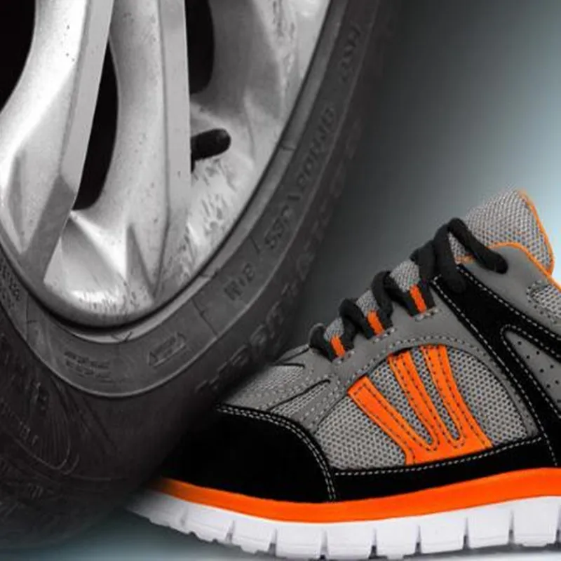 

Aramid sole Breathable safety shoes Women and men's Lightweight summer anti-smashing piercing work sandals Single mesh sneakers