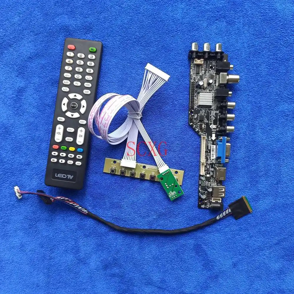 

For LP173WF1/N173H6/N173HGE LVDS 40 Pin Signal digital 1920*1080 Matrix drive board Kit VGA USB AV DVB HDMI-compatible LED LCD