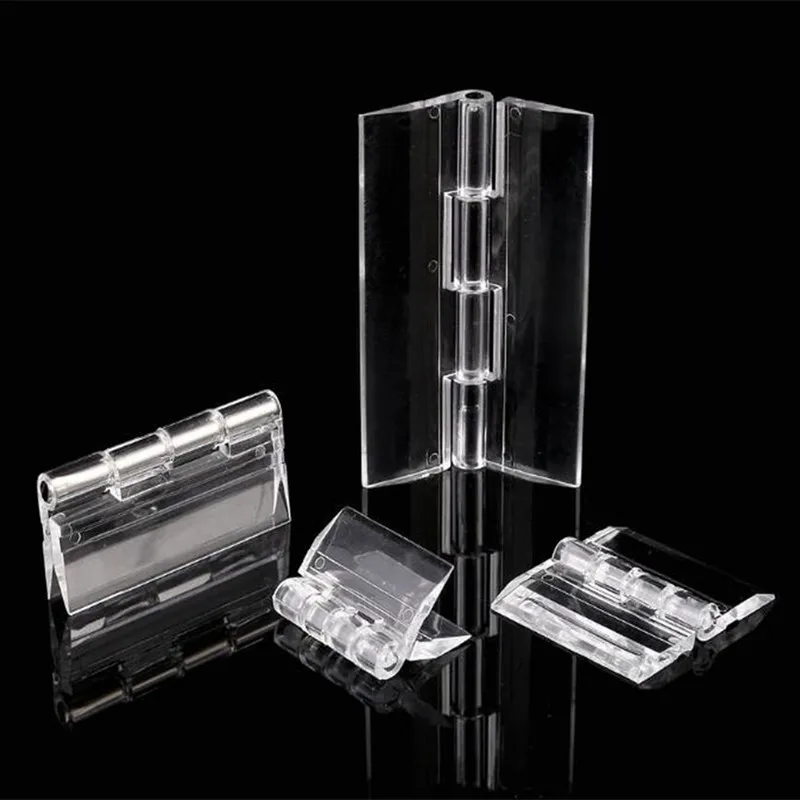 

10Pcs Durable Acrylic Folding Hinges 25X33mm 30X35mm 45X35mm 65x42mm Transparent Plexiglass Hinges