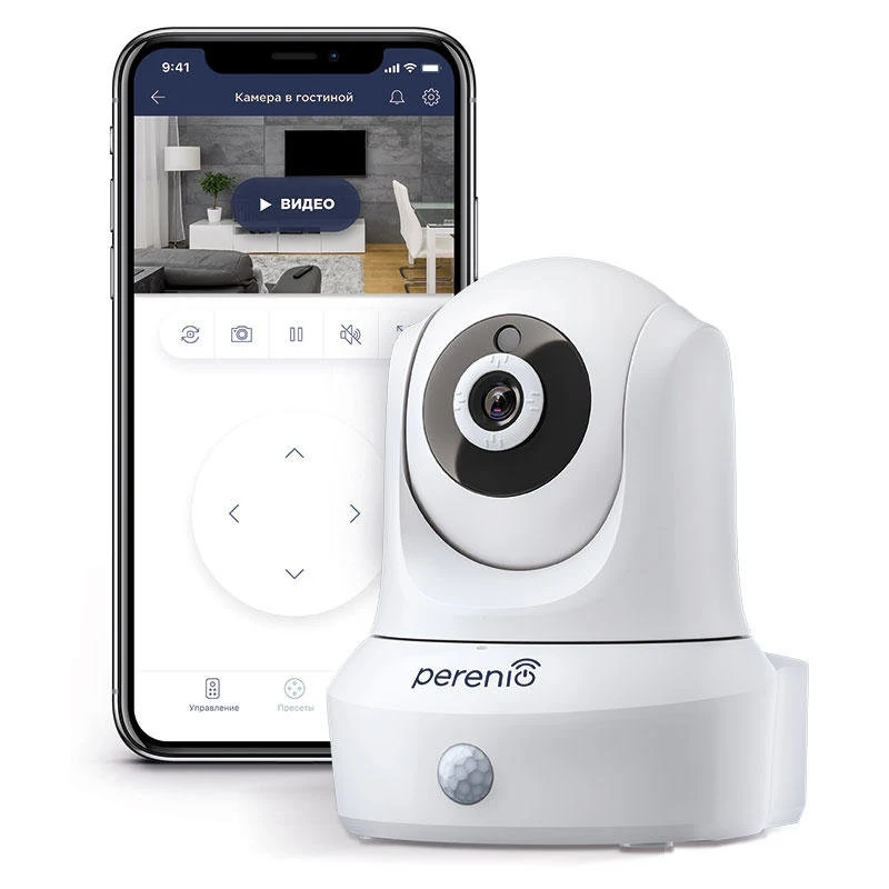 Поворотная Wi Fi камера Perenio PEIRC01|Камеры видеонаблюдения| |