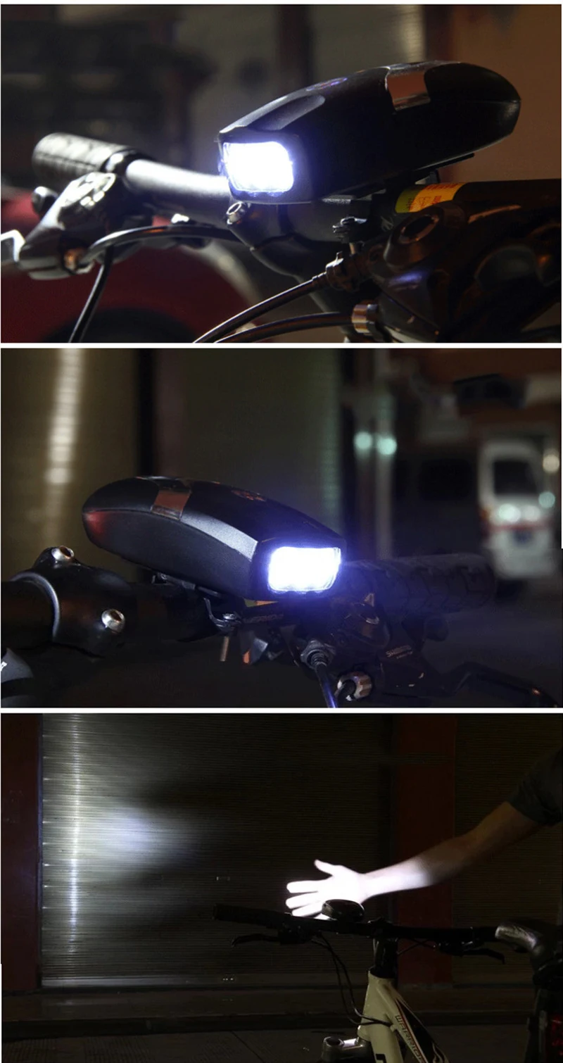 

Bicycle Headlights with Horns or Bicycle Horns with LED Lights New Multifunctional Bicycle Accessories