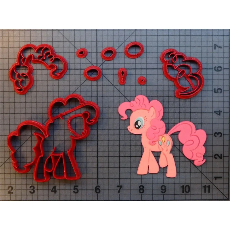 Анимированные детские мультфильмы Пони лошадь Радуга помадка резаки для