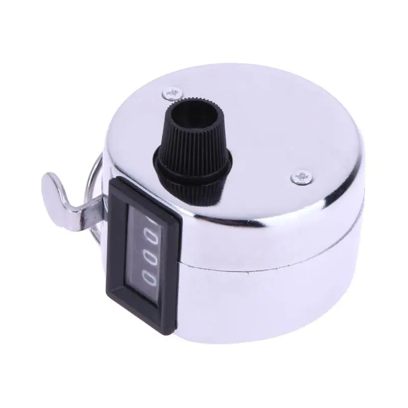 

4 Digit Number Hand Held Tally Counter Mini Mechanical Digital Hand Tally Counter Manual Counting Golf Clicker Training Counter