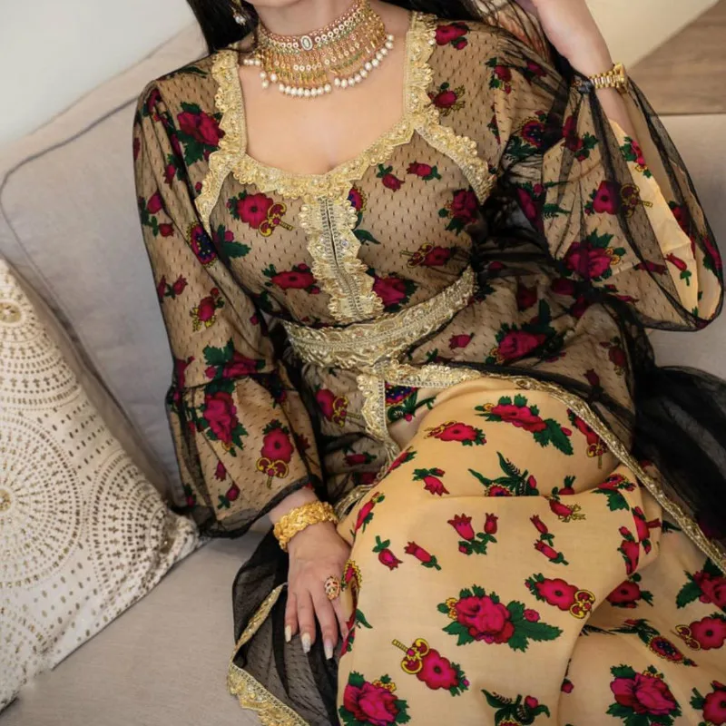 Бангладеш Дубай Абая для женщин хиджаб арабское вечернее платье кафтан Djelaba