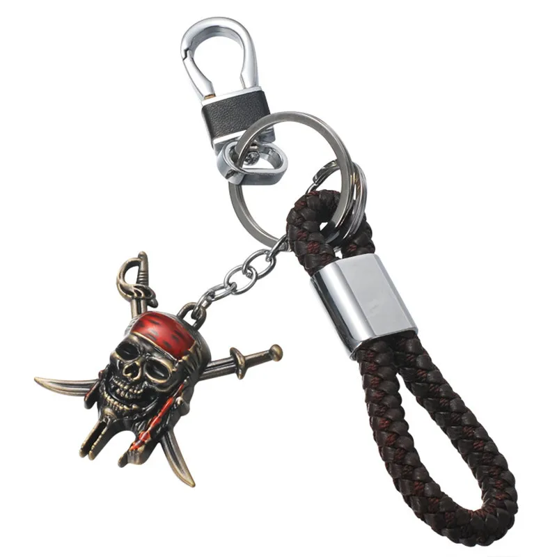 Ожерелье с подвеской в виде пиратов Карибского моря панк ожерелье и цепочкой для