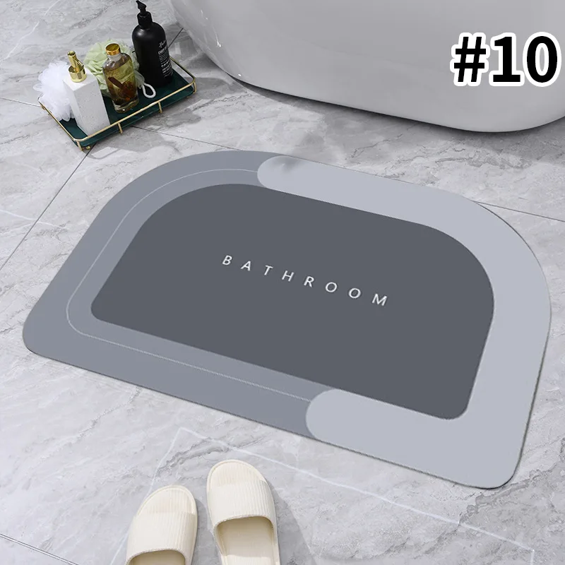 

Reese Nano Changbai Mountain Natural Diatom Mud Soft Diatomite Foot Mat Absorbent Quick-drying Anti-slip Household Bathroom Door