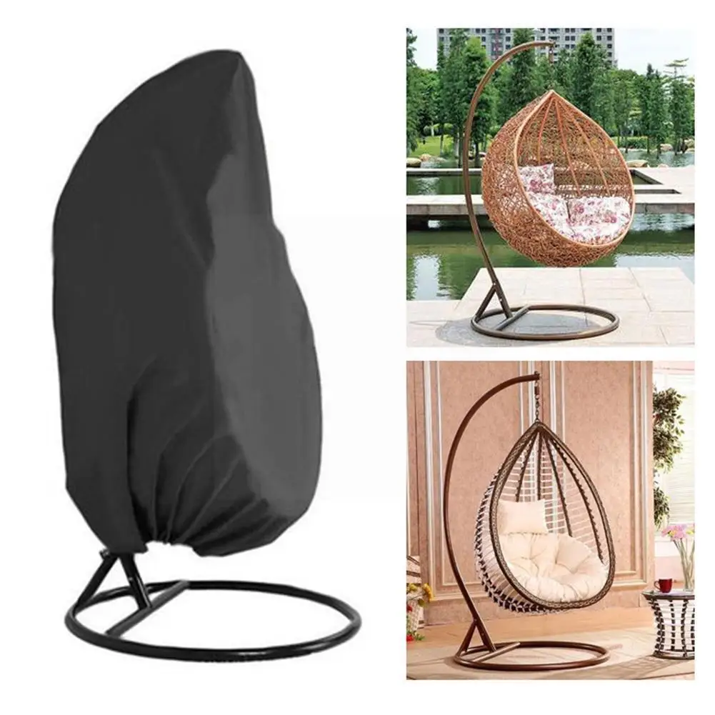 

1 шт. уличное качели подвесное кресло яичная оболочка пылезащитный чехол садовый Плетеный подвесной яйцо стул чехол анти-УФ водонепроницае...