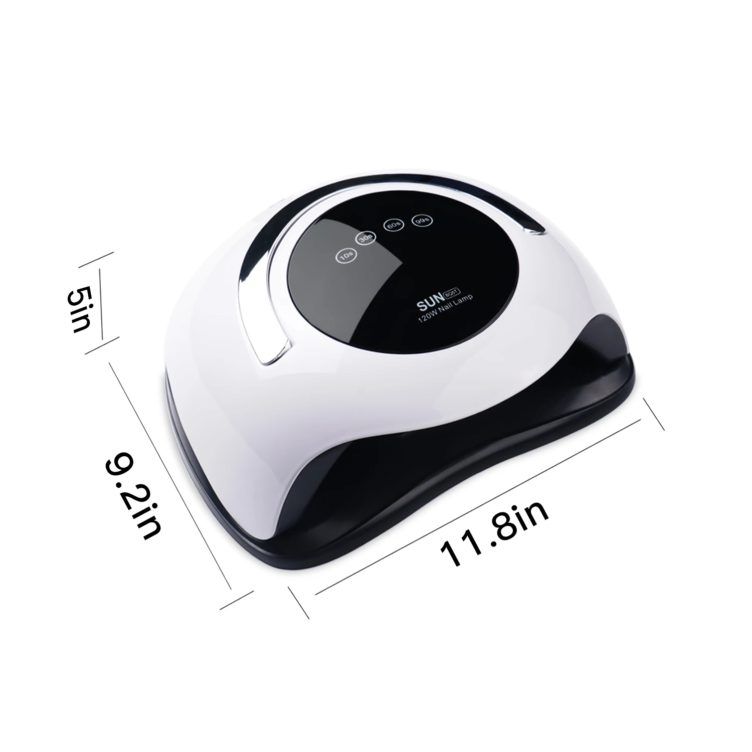 SUN BQ5T 120W UV LED Lamp Nail Dryer Manchine LCD Display Lamps Curing Gel Polish Auto Sensing For New | Красота и здоровье