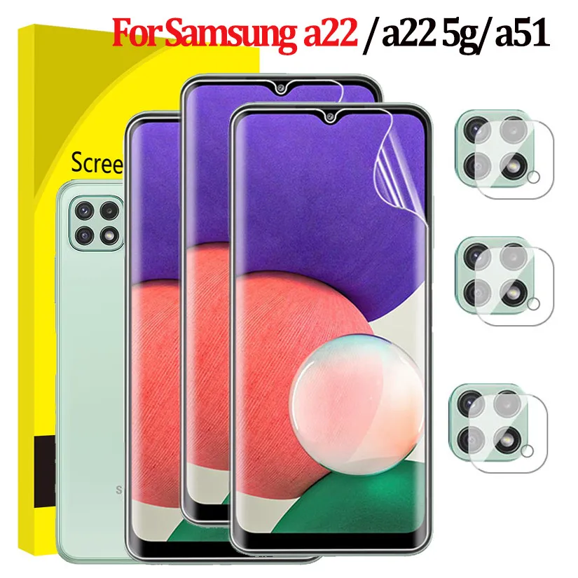 

A22 A51 Film,Hydrogel Films For Samsung A22 Hidrogel Samsung A 22 Galaxy A51 Screen Protector Soft Glass Samsung Galaxy A22 5g