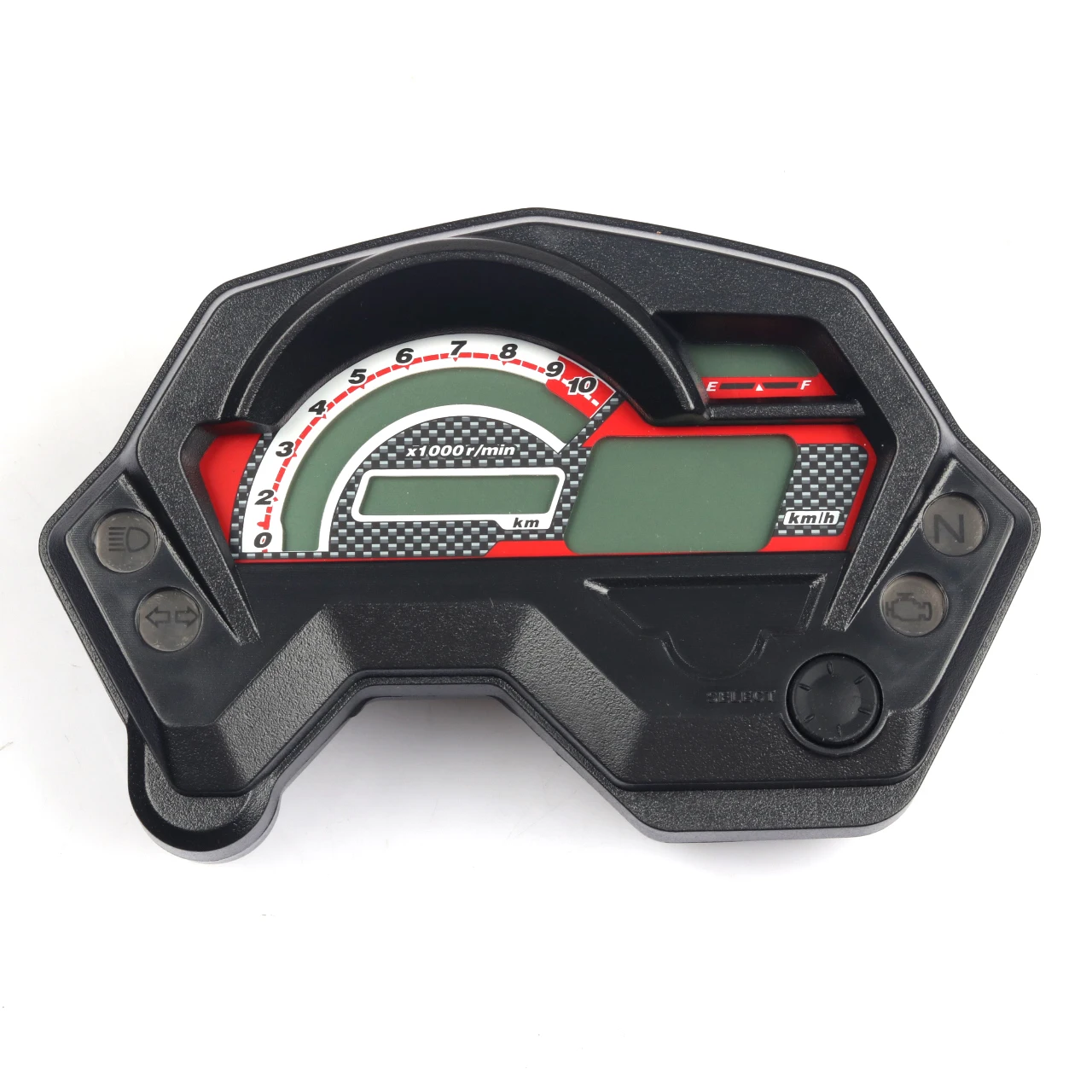 

Спидометр для Yamaha FZ16 Cafe Racer Instrument Moto, цифровой Электронный индикатор, светодиодный дисплей, жидкокристаллический дисплей