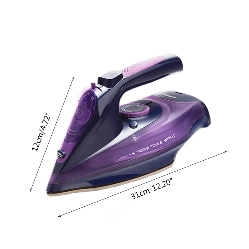 

808F Portable Household Hand-Held Electric Steam Iron with Soleplate Cordless Steamer