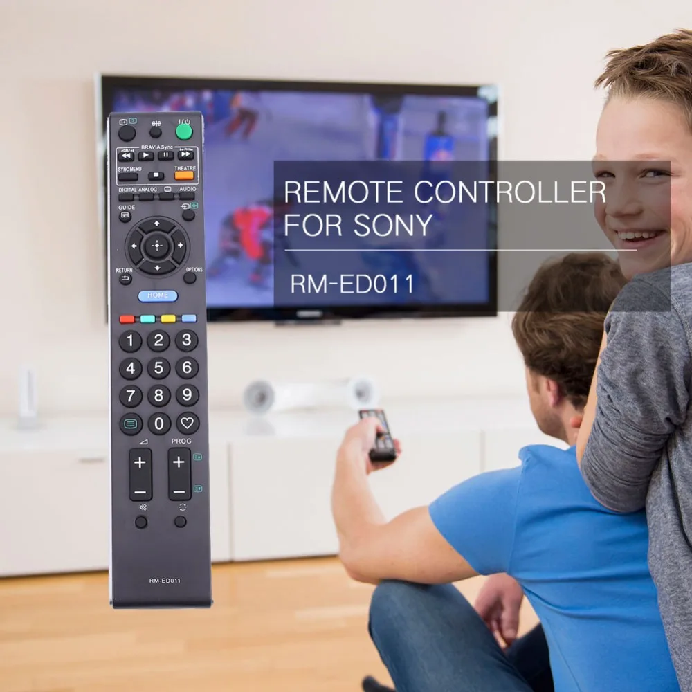 Замена RM-ED011 пульт дистанционного управления RC батарея работает для sony tv черный