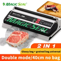 40cm bag food vacuum sealer machine magic seal ms400 best vacuum sealer packaging machine plastic bag sealer common to all bags