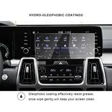 For KIA Sorento MQ4 2021 10 Inch Car Navigation Touch Center Screen Protector Auto Interior Accessories Tempered Glass Film